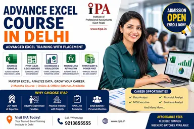 Advanced excel Course in Delhi - small