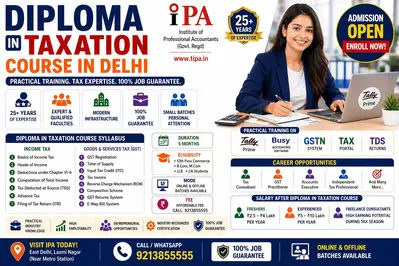 Diploma in Taxation Course -small
