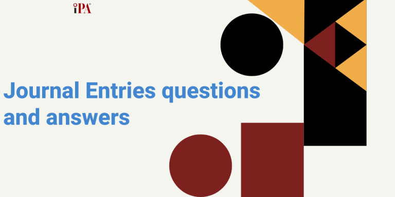 journal entries questions and answers