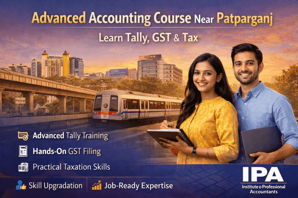 Advanced Accounting Course Near Patparganj Learn TallyGST Tax (1)