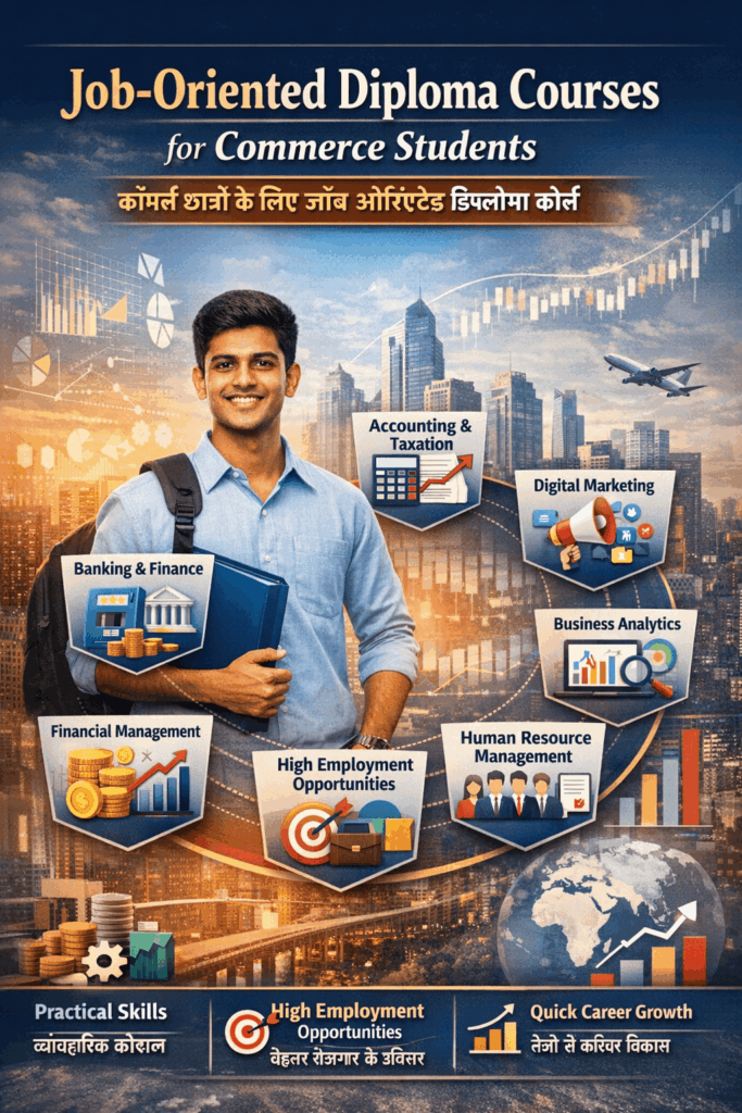 Job-Oriented Diploma Courses for Commerce Students