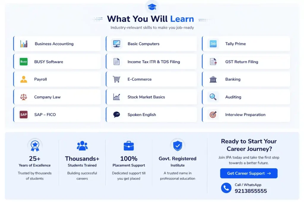 Accountant Course in Delhi