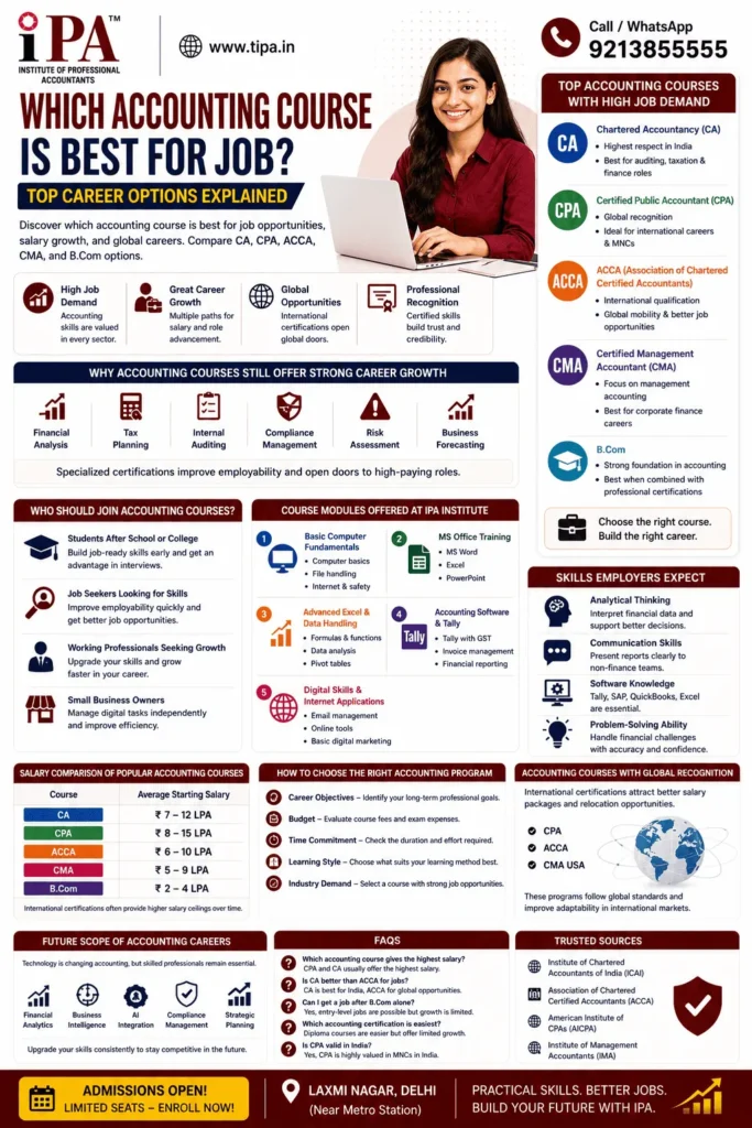 Which accounting course is best for job