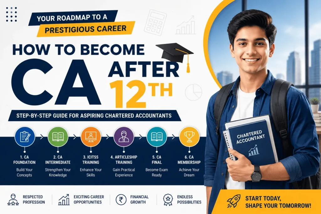 How to become CA after 12th