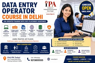 Data Entry Operator Course in Delhi