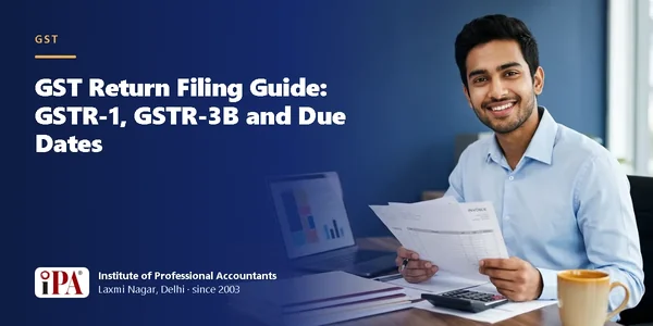 GST Return Filing Guide: GSTR-1, GSTR-3B and Due Dates – IPA guide illustration