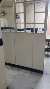 Glazed office partition on the IPA floor at E-54, Laxmi Nagar