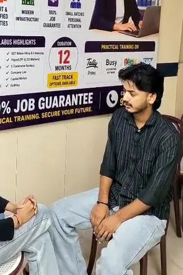 Accounting course, video testimonial