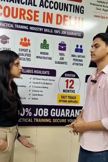 Tally course, video testimonial