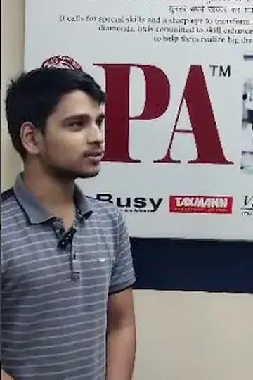 Accounting course, video testimonial