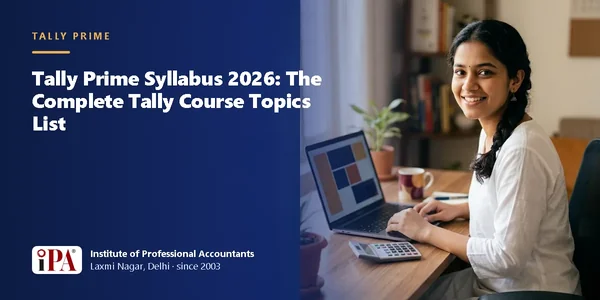 Tally Prime Course Syllabus 2026: Module-wise Topics – IPA guide illustration
