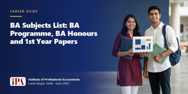 BA Subjects List: BA Programme, BA Honours and 1st Year Papers – IPA guide illustration
