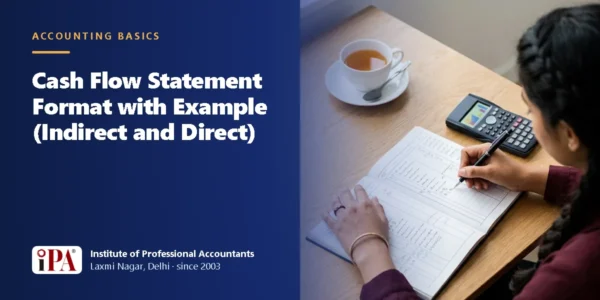 Cash Flow Statement Format with Example (Indirect and Direct) – IPA guide illustration