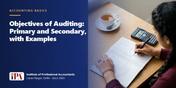 Objectives of Auditing: Primary and Secondary, with Examples – IPA guide illustration